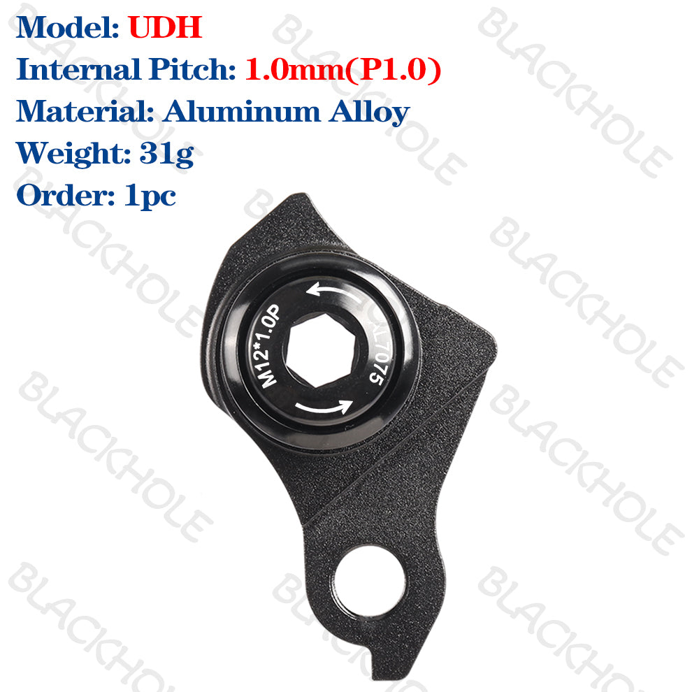 Suitable for SRAM UDH Rear Hook Bicycle Frame P1.0/1.5/1.75 Thru Axle Rear Derailleur Hanger MTB E-Bike UDH Rear Hook Bike Parts