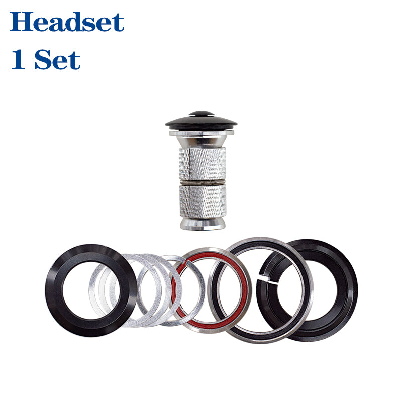 Road Bike Headset MTB Frame Headset Carbon Frame Fork Hight Lubrication Bearing Headset Fit For Straight Tapered Tube Bike Fork