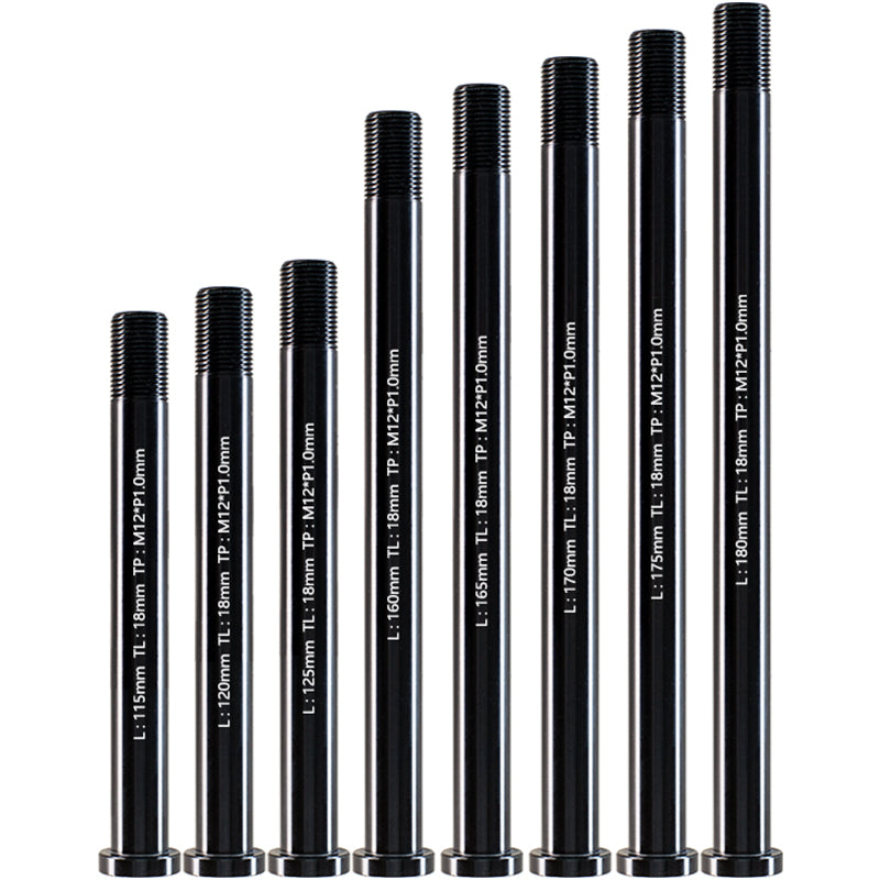 M12/M15 Bike Frame Thru Axle Skewers For MTB Road Bike Frame 142/148x12mm Rear Spacing Aluminum Alloy Thru Axle Skewers Gravel Full Suspension MTB Carbon Fork 100/110x15mm Quick Release Shaft Bicycle Parts