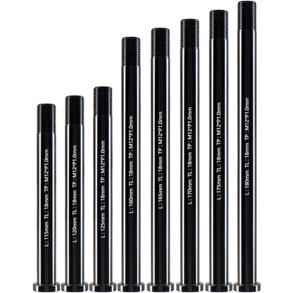 M12/M15 Bike Frame Thru Axle Skewers For MTB Road Bike Frame 142/148x12mm Rear Spacing Aluminum Alloy Thru Axle Skewers Gravel Full Suspension MTB Carbon Fork 100/110x15mm Quick Release Shaft Bicycle Parts