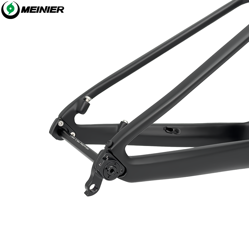 24inch Carbon Fiber MTB Hardtail Frameset with Carbon Rigid Fork Full Internal Routing T47 Bottom Bracket