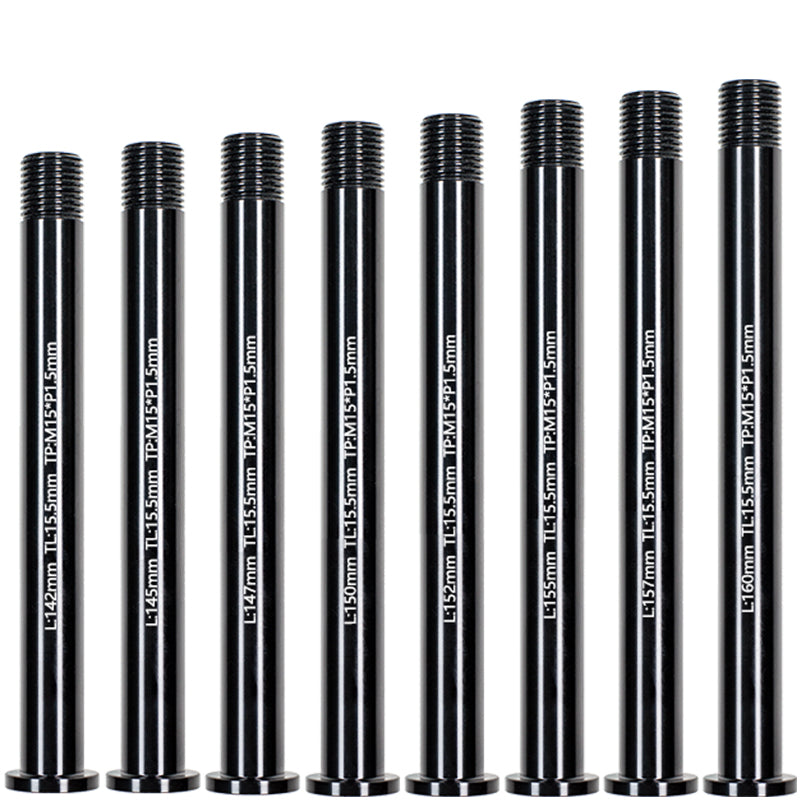 M12/M15 Bike Frame Thru Axle Skewers For MTB Road Bike Frame 142/148x12mm Rear Spacing Aluminum Alloy Thru Axle Skewers Gravel Full Suspension MTB Carbon Fork 100/110x15mm Quick Release Shaft Bicycle Parts