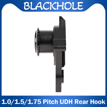 Bike Frame UDH Rear Hook for Bike Thru Axle Skewers Thread 1.0/1.5/1.75 Pitch Full Suspenpen MTB UDH Rear Hanger Frame Parts