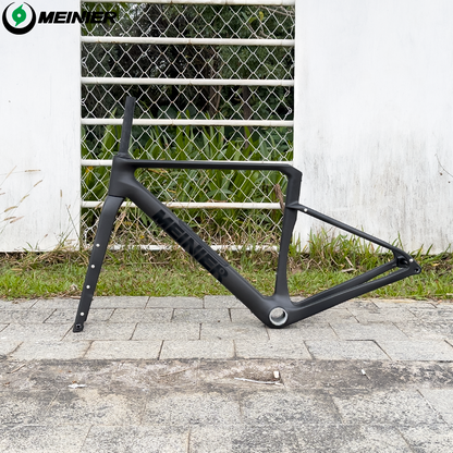 Carbon Gravel Frame Flat Mount Disc Brake 700C*47C T47 Bottom Bracket Internal Cable Gravel Bicycle Frameset Road Bike