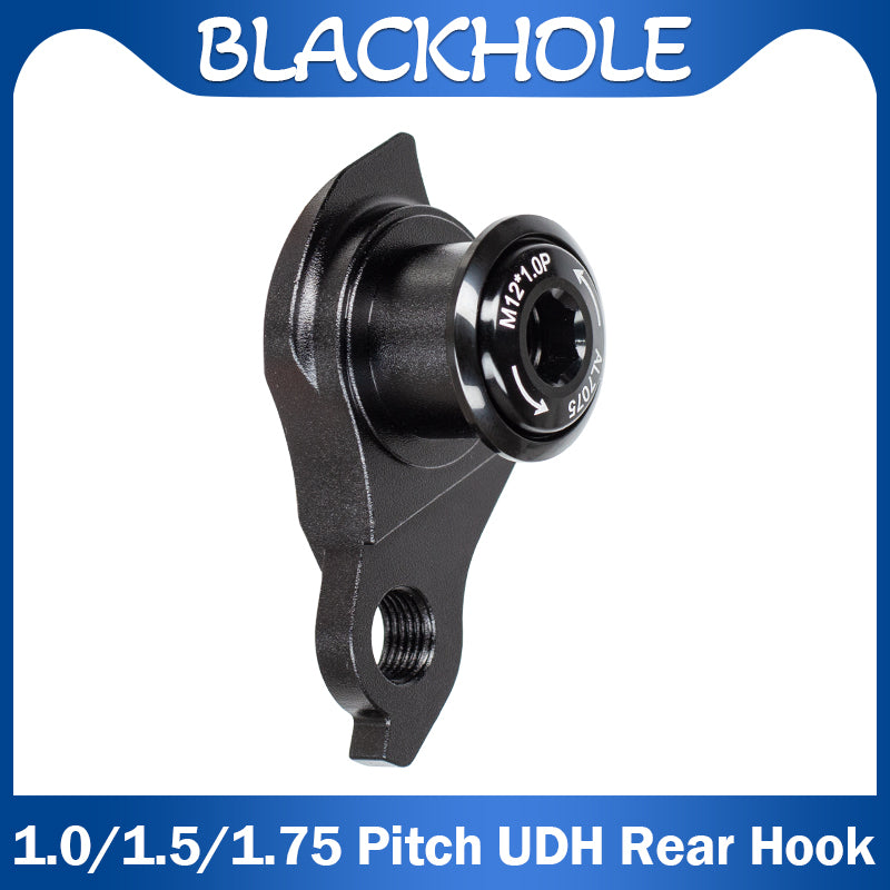 Bike Frame UDH Rear Hook for Bike Thru Axle Skewers Thread 1.0/1.5/1.75 Pitch Full Suspenpen MTB UDH Rear Hanger Frame Parts