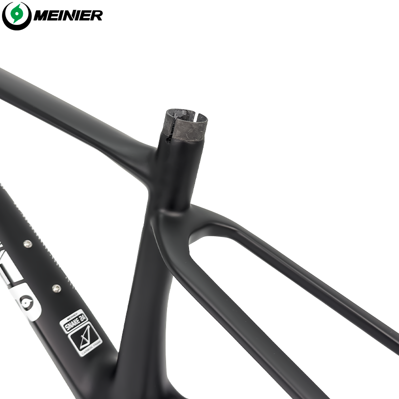 24inch Carbon Fiber MTB Hardtail Frameset with Carbon Rigid Fork Full Internal Routing T47 Bottom Bracket