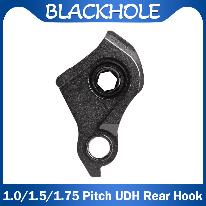 Bike Frame UDH Rear Hook for Bike Thru Axle Skewers Thread 1.0/1.5/1.75 Pitch Full Suspenpen MTB UDH Rear Hanger Frame Parts