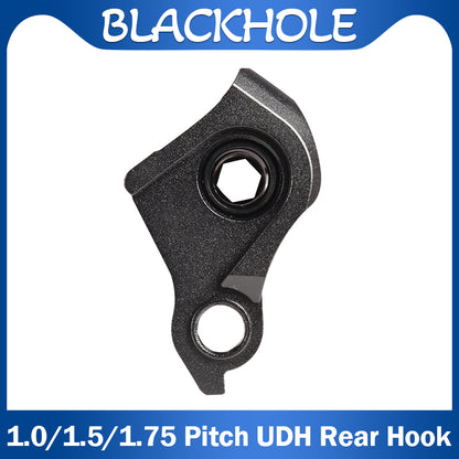 Bike Frame UDH Rear Hook for Bike Thru Axle Skewers Thread 1.0/1.5/1.75 Pitch Full Suspenpen MTB UDH Rear Hanger Frame Parts