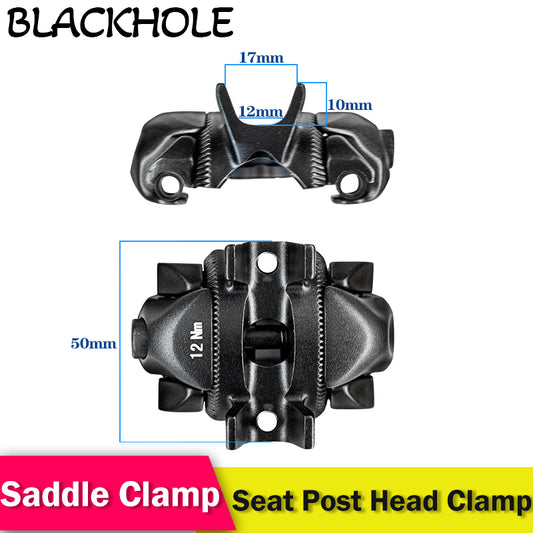 Carbon Track Bike Frame Seat Post Head Parts TT Triathlon Bicycle Frame Aluminum Alloy Track Type SeatPost Saddle Head Clamp Parts