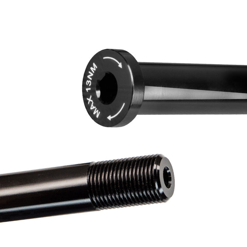 M12/M15 Bike Frame Thru Axle Skewers For MTB Road Bike Frame 142/148x12mm Rear Spacing Aluminum Alloy Thru Axle Skewers Gravel Full Suspension MTB Carbon Fork 100/110x15mm Quick Release Shaft Bicycle Parts