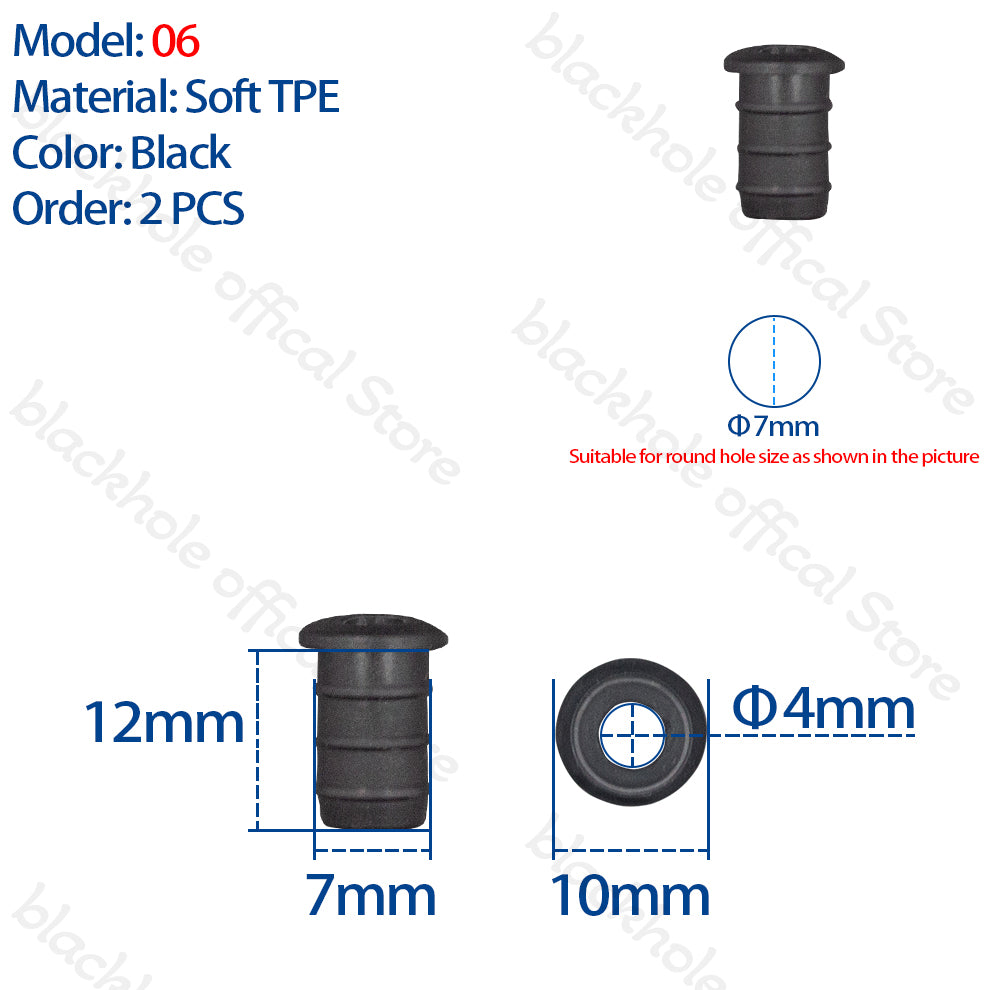 Bike Cable Plugs MTB Frame Brake Hole Road Bicycle Frame Fork Derailleur Di2 Line Plug E-Bike Gravel Cable Line Hole Plug Parts