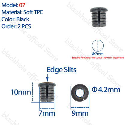 Bike Cable Plugs MTB Frame Brake Hole Road Bicycle Frame Fork Derailleur Di2 Line Plug E-Bike Gravel Cable Line Hole Plug Parts