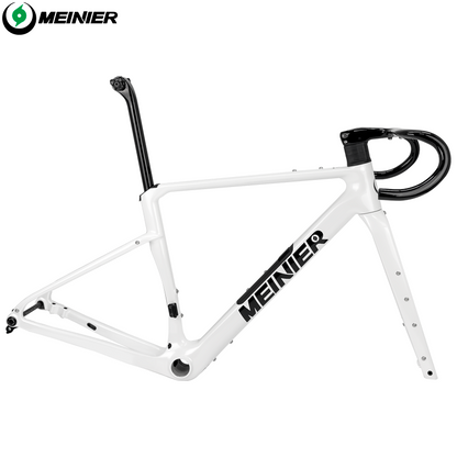 Carbon Gravel Frame UDH 142x12mm Axle Disc Brake Cyclocross Frameset with Tool Box