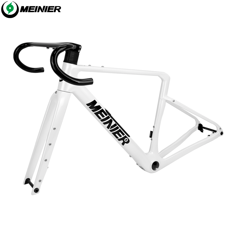 Carbon Gravel Frameset with Integrated Handlebar Lightweight Road Bike Frame Set Upgraded Tool Box UDH