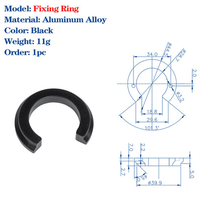 1-1/2" Bike Frame Cable Outlet Headset MTB Road Gravel Bike External Outlet Derailleur Brake Cable Headset Bike Modified Parts