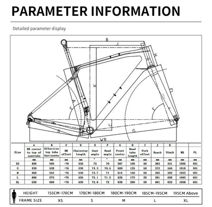 2x11Speed Gravel Road Bike with Carbon Fiber 12°Drop Handlebar Carbon Gravel Bike Internal Cable Routing