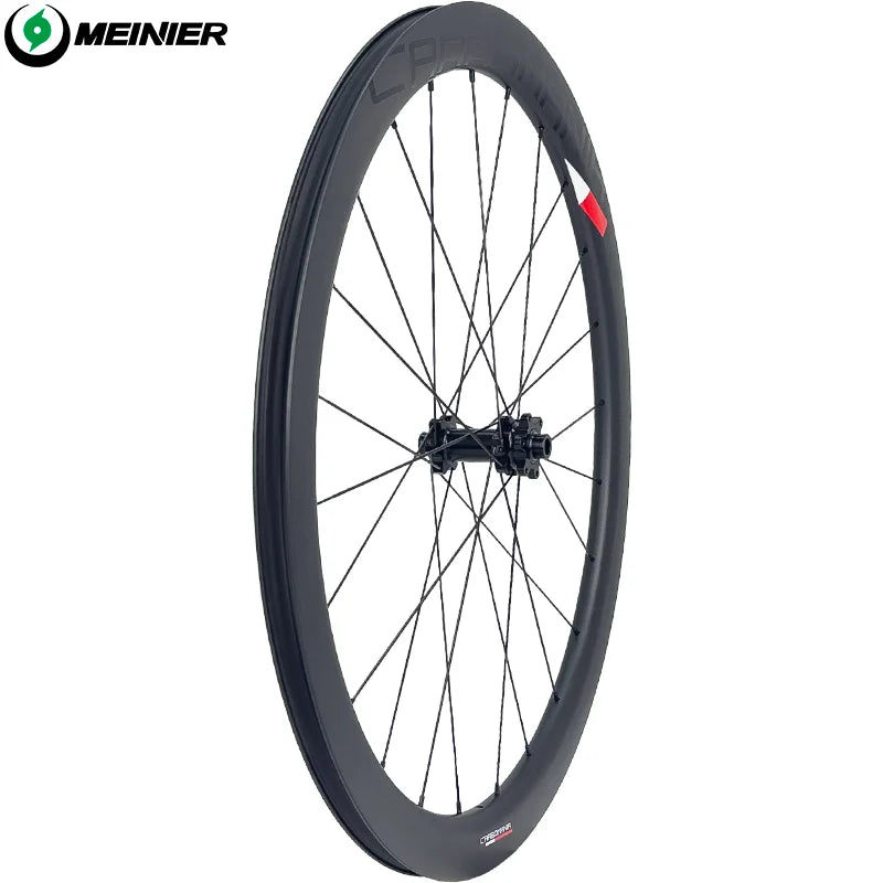 Durable Carbon Gravel Wheelset 700C 24 Hole Disc Brake Road Bike Wheel Set  Gravel Bike Clincher Width 31mm