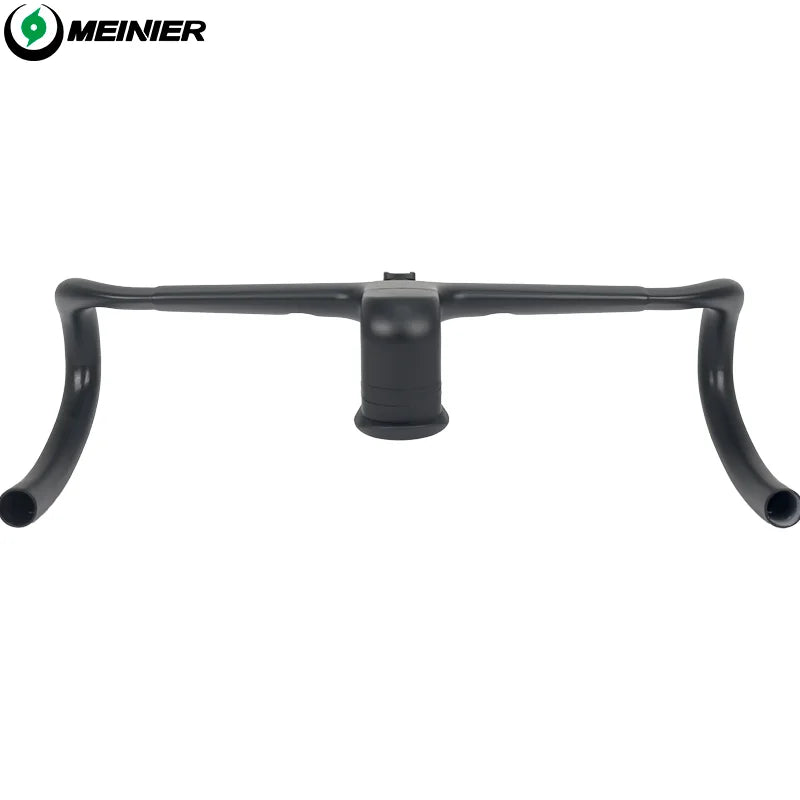 Road Bike Carbon Handlebar 420x90/100/110/120mm Integrated Handlebar Fully Hidden Cabel