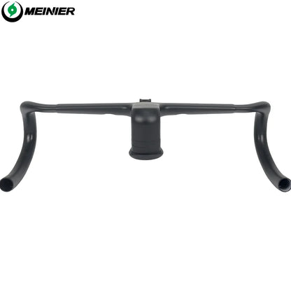 Road Bike Carbon Handlebar 420x90/100/110/120mm Integrated Handlebar Fully Hidden Cabel