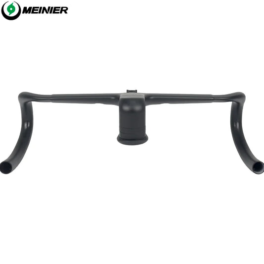 Road Bike Carbon Handlebar 420x90/100/110/120mm Integrated Handlebar Fully Hidden Cabel