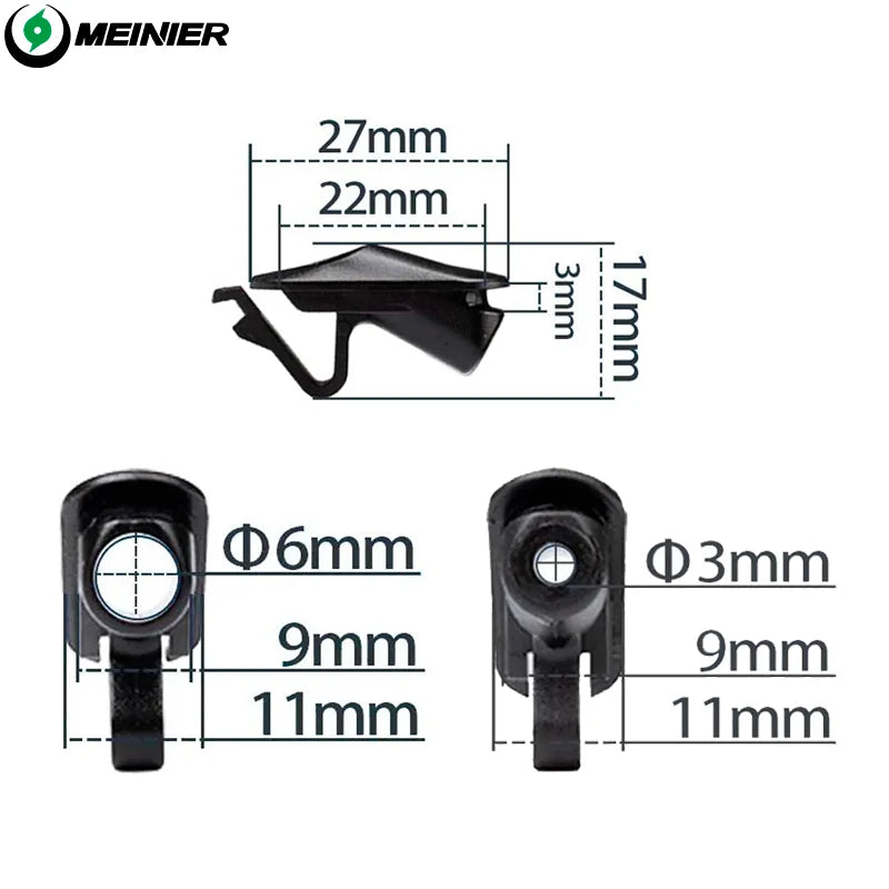Rubber Bicycle Brake Line Plug Derailleur Cable Guide Shift Housing Bike Accessories