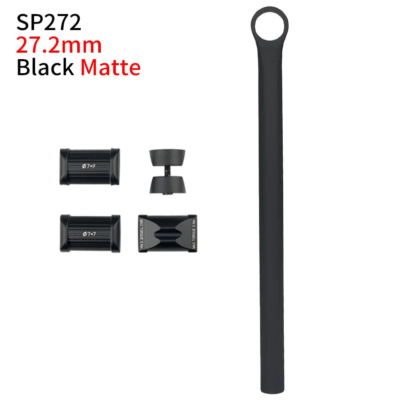 27.2mm31.6mm Bicycle Seat Post MTB Road Bike Seatpost Super Light Seatpost Carbon Customizable Length