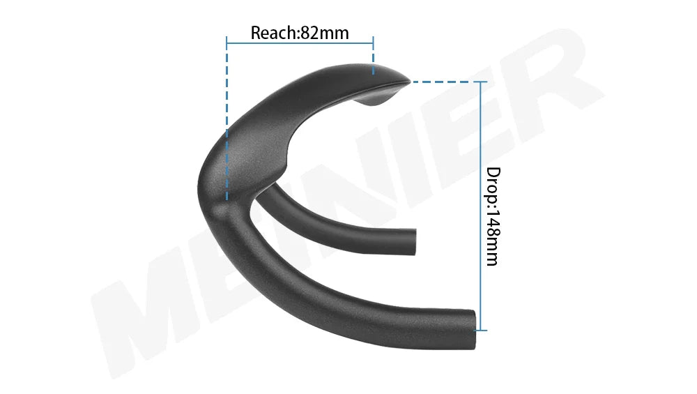 Carbon Road Bike Handlebar 385mm 31.8mm Track Bike Handlebars for Racing Bike
