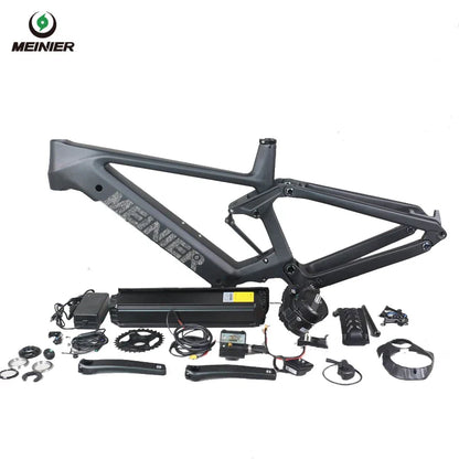 full suspension electric mountain bike frame electric mountain bike full suspension frame 29 inch fat tire Fit 29*2.6tire