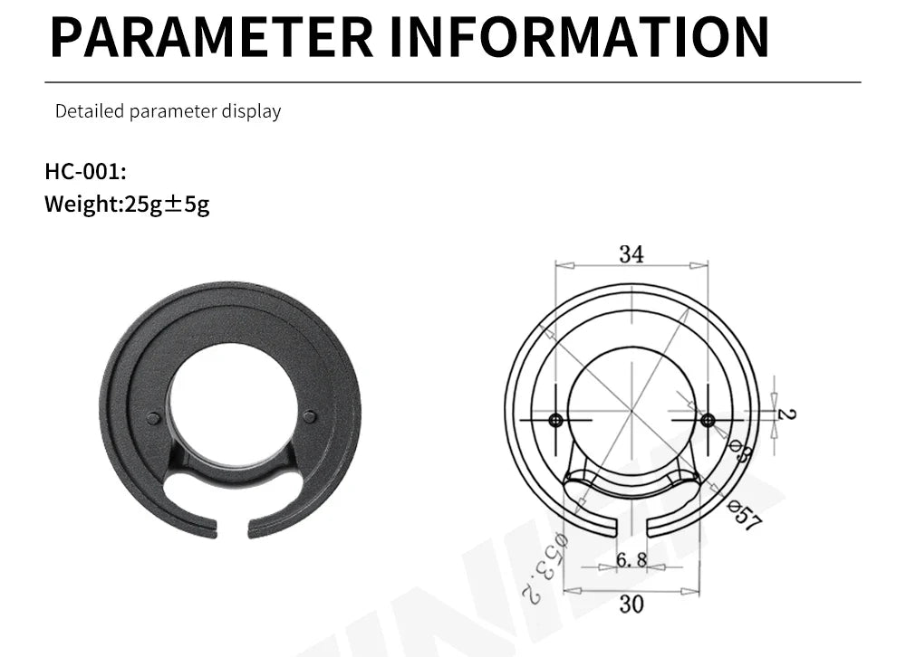 Aluminum Alloy Bike Headset Cap Cover 57mm/44.5mm for Front Fork Headset Cap Bicycle Accessories