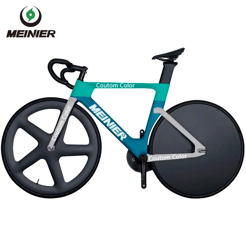700C carbon bike Fixed Gear track bike bicycle Single Speed track bike Carbon Fiber Front  5 Spokes carbon rear closed Wheelset
