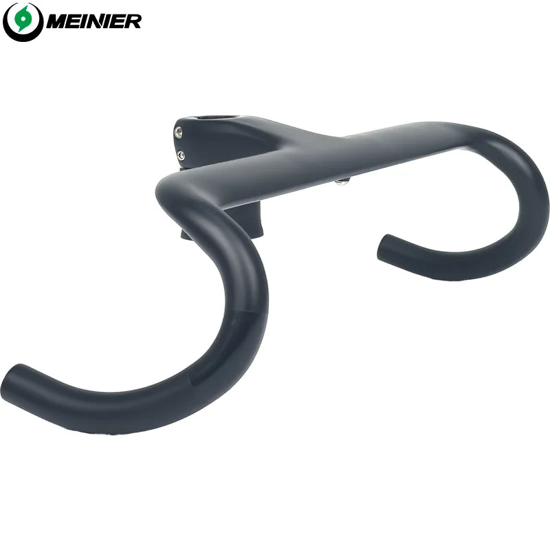 Full Carbon Gravel Bike Handlebar Integrated Drop Bar Fully Hidden Cable Original Bicycle Handlebar for Gravel Road Bike