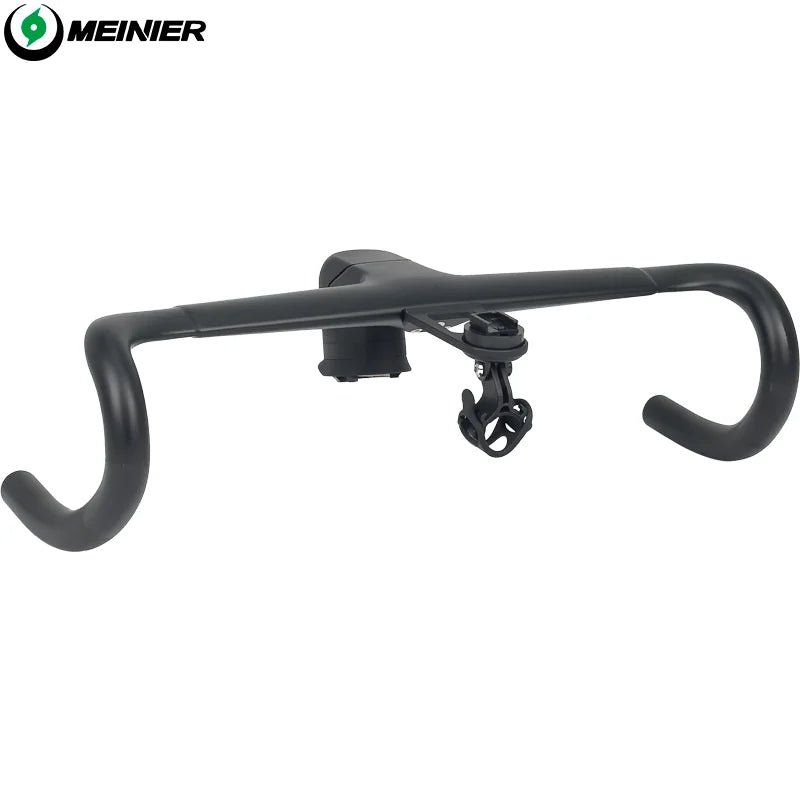 Road Bike Carbon Handlebar 420x90/100/110/120mm Integrated Handlebar Fully Hidden Cabel