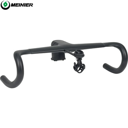 Road Bike Carbon Handlebar 420x90/100/110/120mm Integrated Handlebar Fully Hidden Cabel