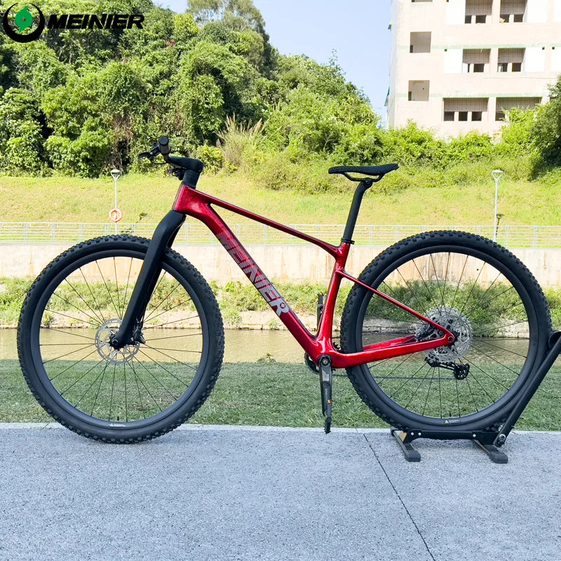 29er Carbon Mountain Bike with Fully Hidden Handlebar Hardtail Mountain Bike Super Light Disc Carbon Fiber Mtb Bike