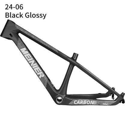 MEINIER 24 inch Carbon Bicycle Frame mtb Carbon kid student bike Frameset Single Chainring 24 Carbon Junior Kids Bike Frame