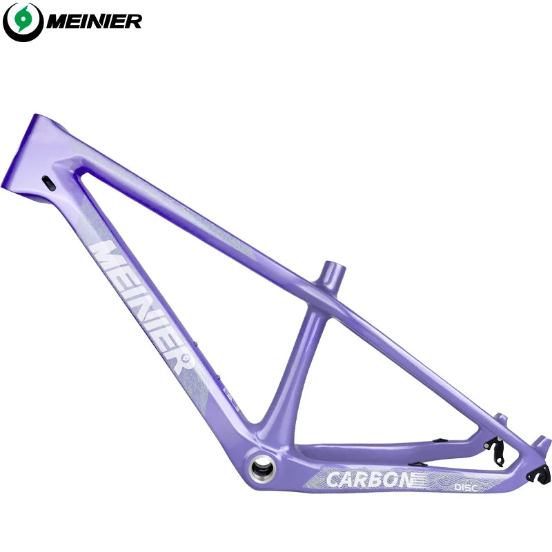 MEINIER 24 inch Carbon Bicycle Frame mtb Carbon kid student bike Frameset Single Chainring 24 Carbon Junior Kids Bike Frame