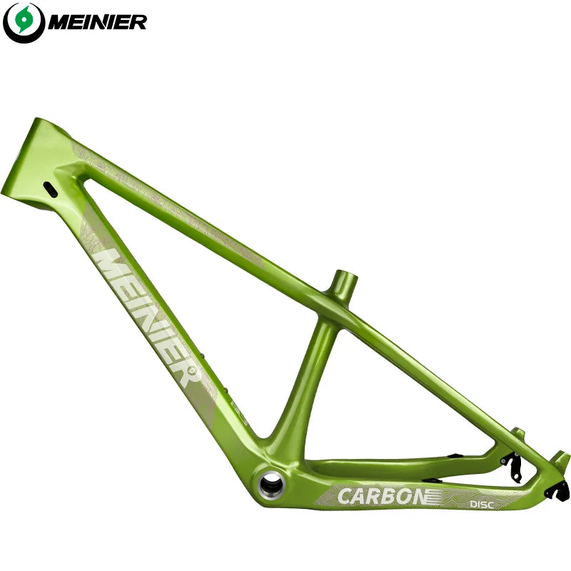 MEINIER 24 inch Carbon Bicycle Frame mtb Carbon kid student bike Frameset Single Chainring 24 Carbon Junior Kids Bike Frame