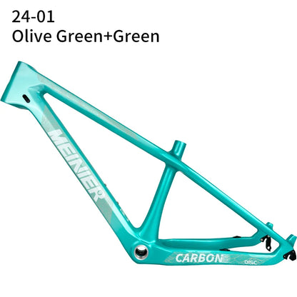 MEINIER 24 inch Carbon Bicycle Frame mtb Carbon kid student bike Frameset Single Chainring 24 Carbon Junior Kids Bike Frame