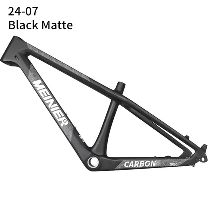 MEINIER 24 inch Carbon Bicycle Frame mtb Carbon kid student bike Frameset Single Chainring 24 Carbon Junior Kids Bike Frame