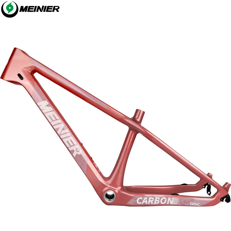 MEINIER 24 inch Carbon Bicycle Frame mtb Carbon kid student bike Frameset Single Chainring 24 Carbon Junior Kids Bike Frame
