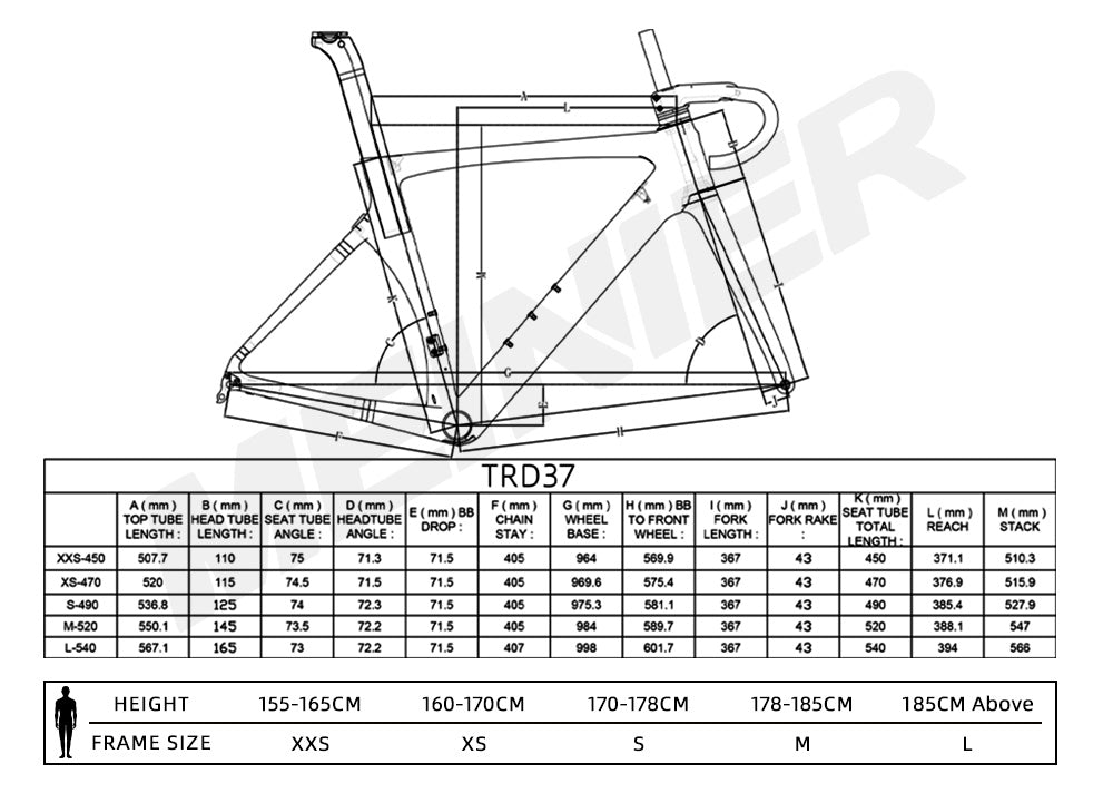 Carbon Road Bike Frame Internal Cable Routing T47 Max 32C Tire Lightweight Carbon Disc Road Bike Frame