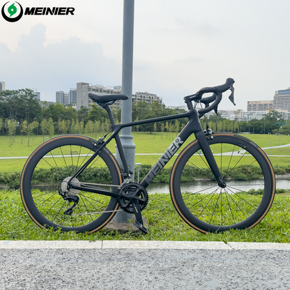 700C Carbon Fibre V-Brake Customized Color Carbon Bike Frames for Road Bicycles Max 28C Tire