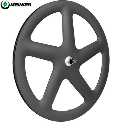 Full Carbon 5 Spoke Track Wheels 3K Matte Glossy Finish for Fixie Gear Bikes