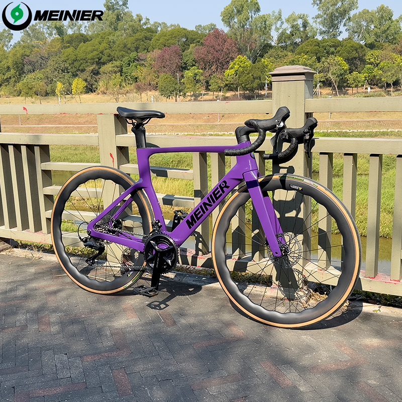 Carbon Road Bike 2x12 Speed Aerodynamic Design UDH Frame Race Bike for High Performance Cycling