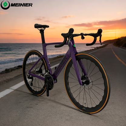 Carbon Road Bike 2x12 Speed Aerodynamic Design UDH Frame Race Bike for High Performance Cycling