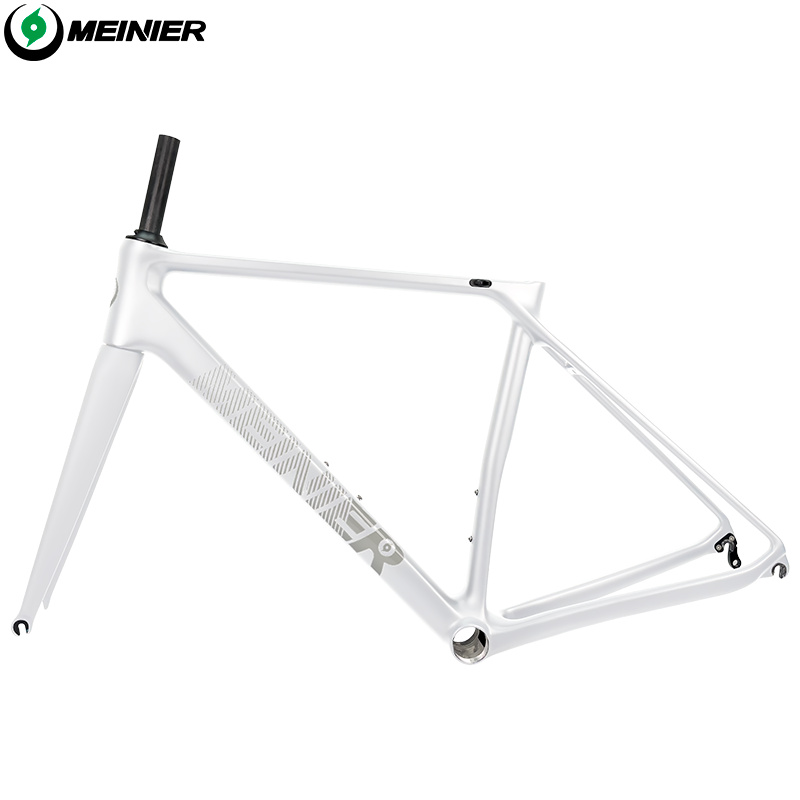 700C Carbon Fibre V-Brake Customized Color Carbon Bike Frames for Road Bicycles Max 28C Tire