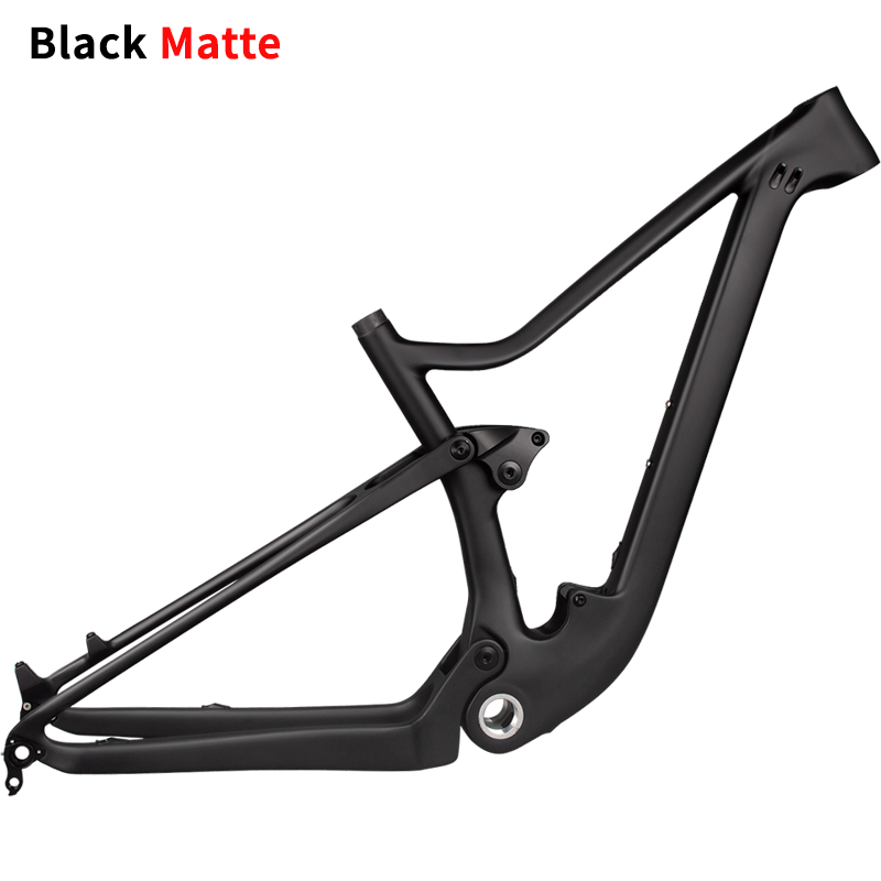 XC Mountain Bike Frame 29er Max 2.25 Tire Carbon Fiber Suspension Frame  Boost 148x12mm Disc