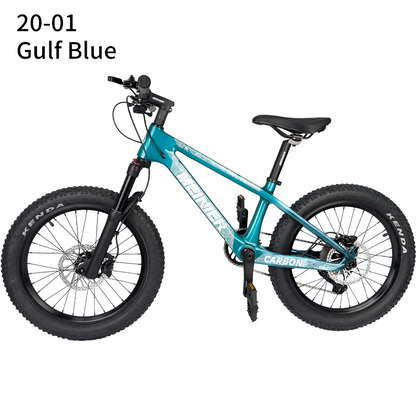 20er kids Bike with Suspension Fork Hard Tail Mtb with Shimano MT200 Disc Brake 20*2.6Tire