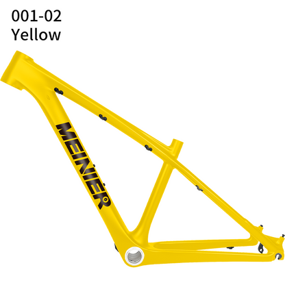 26 Inch T1000 Carbon Fiber MTB Hardtail Frame with Straight Tube Rigid Fork Disc Frameset 135x9mm Hub Lightweight Durable