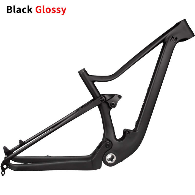 XC Mountain Bike Frame 29er Max 2.25 Tire Carbon Fiber Suspension Frame  Boost 148x12mm Disc